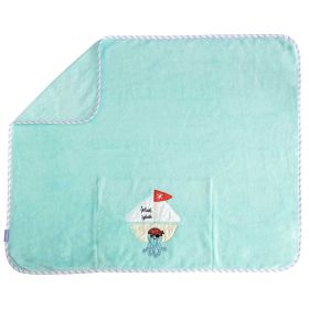 Milk&Moo Sailor Octopus Baby Blanket Ultra Soft Swaddle Blanket for Stroller